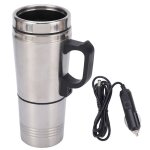 Bouilloire lectrique en acier inoxydable pour voiture 350 ml 150 ml 12 v pour caf th eau thermos