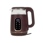 Bouilloire �lectrique - adler - ad 1305 - verre bordeaux - 17 l - 2200 w - tactile