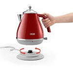 Bouilloire électrique - delonghi - kboc 2001. r - acier inoxydable - 17 l - rouge et argent Bouilloire électrique - delonghi - kboc 2001. r - acier inoxydable - 17 l - rouge et argent