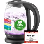 Bouilloires lectriques - fleuve - wk - 119255 bouilloire en verre 17l 2200w 60 - 100c rglable led ...