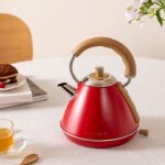 Bouilloire électrique rétro - create - 1l / 17l - acier inoxydable - arrêt automatique Bouilloire électrique rétro - create - 1l / 17l - acier inoxydable - arrêt automatique