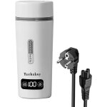 Bouilloire de voyage �lectrique 350ml avec �cran lcd et 4 temp�ratures r�glables - acier inoxydable 304300w ...