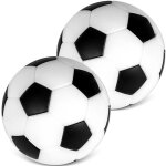 Boules de babyfoot - janshop - 32 mm - 2 pcs - noir - mat�riau durable - bien �quilibr�es - taille universelle ...