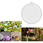 Boules dcoratives transparentes en plastique  remplir pour nol lot de 15 (40 mm de diamtre)