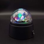 Boule disco de table led ? 6 couleurs �clairage ambiance avec 6 led multicolores