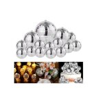 Boule � facettes disco - non marqu� - 15 pcs - 10cm 6cm 2cm - d�coration de f�te - r�flexion 360� multicolore ...
