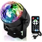 Boule  facettes led usb pour enfants lumire disco effets de lumire 7 couleurs contrles par la musique ...