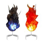 Boule de feu magique dhalloween sur la main d�coration led pour la maison boule de feu lumineuse ornements ...