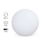 Boule led 60cm ? sphère décorative lumineuse. Ø60cm. blanc chaud. commande à distance Boule led 60cm ? sphère décorative lumineuse. Ø60cm. blanc chaud. commande à distance