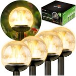 Boules lumineuses solaires - ilumen - ls - 103 - lot de 4 - led à filament - ipx4 Boules lumineuses solaires - ilumen - ls - 103 - lot de 4 - led à filament - ipx4