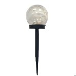 Boule lumineuse solaire - ulisem - rvb - transparent - ext�rieur