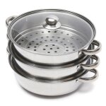 Boulettes de cuisson  la vapeur  3 couches marmite  lgumes en acier inoxydable