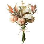Bouquet artificiel fausses fleurs artificielles pivoines pour la d�coration bouquet de mari�e en soie ...