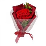 Bouquet rose �ternelle - stabilis�e rouge