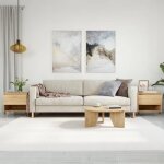 Meilleures bout de canap� tables basses - shop - 2 pcs - ch�ne sonoma - 50x46x50cm - bois ding�nierie ...