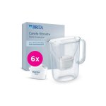 Bouteille et carafe filtrante brita style essential blanche 6 cartouches maxtra pro pure performance ...
