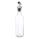 Bouteille huile olive distributeur dhuile dolive flacons en verre et bec verseur pour cuisine 250ml