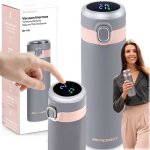 Bouteille isotherme - janshop - 450 ml - gris - isolation termolite? - conserve chaleur 12h - conserve ...