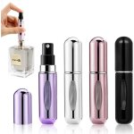 Bouteille de parfum de voyage de 4 pices flacon de parfum de voyage mini portable de 5 ml parfum vide ...