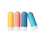 Bouteilles en silicone ? 4 bouteilles vides tanches kit avion accessoires de voyage pour shampooing ...