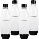 Bouteilles rutilisables - sodastream - fuse 1l - lot de 4 - compatibles lave vaisselle - sans bpa