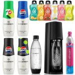 Bouteille sodastream terra saturator + 4x sirop et 6 sachets bolero