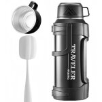 Bouteille isotherme 2l inox 316 gourde isotherme de voyage avec sangle 48h chaud et 24h froid idéal voyage ... Bouteille isotherme 2l inox 316 gourde isotherme de voyage avec sangle 48h chaud et 24h froid idéal voyage ...