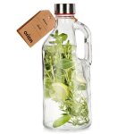 Bouteille en verre - orion - 115l - tanche - style rtro - compatible lave - vaisselle