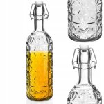 Bouteille en verre - orion - 750ml - fermeture  clip - rtro - dcorative