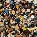 Bouton boutons bois 400 pi�ces boutons enfants bouton en bois naturel boutons mercerie boutons couture ...