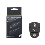 Boutons caoutchouc adaptables pour cle kia / hyundai 3 boutons