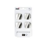 Boutons de meuble - vague - zamak bross� - mod�le moderne - lot de 4