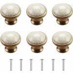 Boutons de meuble vintage en porcelaine 6 pi�ces bouton de porte c�ramique