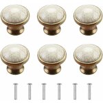 Boutons de meuble vintage en porcelaine 6 pices bouton de porte cramique poignee de meuble