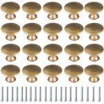 Bouton de porte laiton 20 pi�ces vintage laiton poign�es boutons porte de tiroir poign�e de meuble bouton ...