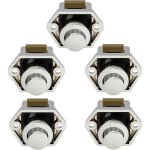 Bouton poussoir camping car - loquet serrure bouton fermeture porte placard pour rv caravane de moteur ...