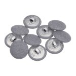Bouton vocoste 28l 18mm mtal bouton recouvert de tissu boutons de couture pour costumes robes chemisiers ...