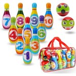 Bowling enfant - hautstore - jeu de quilles - multicolore - 12 mois - jouet montessori Bowling enfant - hautstore - jeu de quilles - multicolore - 12 mois - jouet montessori