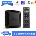 Box tv android x96q - x96q allwinner h313 - 4k ultra hd h265 - lecteur multimédia - 2go ram 16go rom Box tv android x96q - x96q allwinner h313 - 4k ultra hd h265 - lecteur multimédia - 2go ram 16go rom