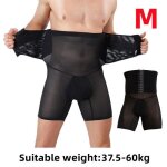 Boxer gainant amincissant pour homme - noir - taille m - respirant noir