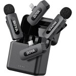 Boya by - v3 combo mini micro - cravate sans fil avec port usb - c / lightning (2tx + 2rx)