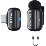 Boyamini usb c mini microphone sans fil pour android pc micro - cravate pour youtube podcast facebook ...