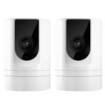 Boykeep 2 pcs camra surveillance 2. 4g wifi - interieur camra 1080p - vision nocturne infrarouge - ...
