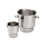 Bra latina seaux � champagne et seau � glace avec s�parateur 075 litre inox 18 / 10 poli brillant