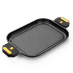 Bra origen plancha 40 cm en fonte daluminium antiadhsive sans pfoa pleine induction compatible tous ...