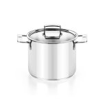 Bra signature faitout avec couvercle 26 cm inox 18 / 10 sans antiadhsif rsistant  lusure triple fond ...