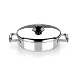 Bra terminox r�tissoire avec couvercle de 30 cm inox 18 / 10 pleine induction compatible tous feux dont ...