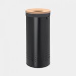Corbeille à linge - brabantia - 35l - couvercle en liège - résistante à la corrosion - aérée Corbeille à linge - brabantia - 35l - couvercle en liège - résistante à la corrosion - aérée