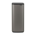 Brabantia poubelle bo touch 30 litres - platinum