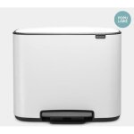 Brabantia poubelle à pédale bo - 11 + 23 l - white Brabantia poubelle à pédale bo - 11 + 23 l - white